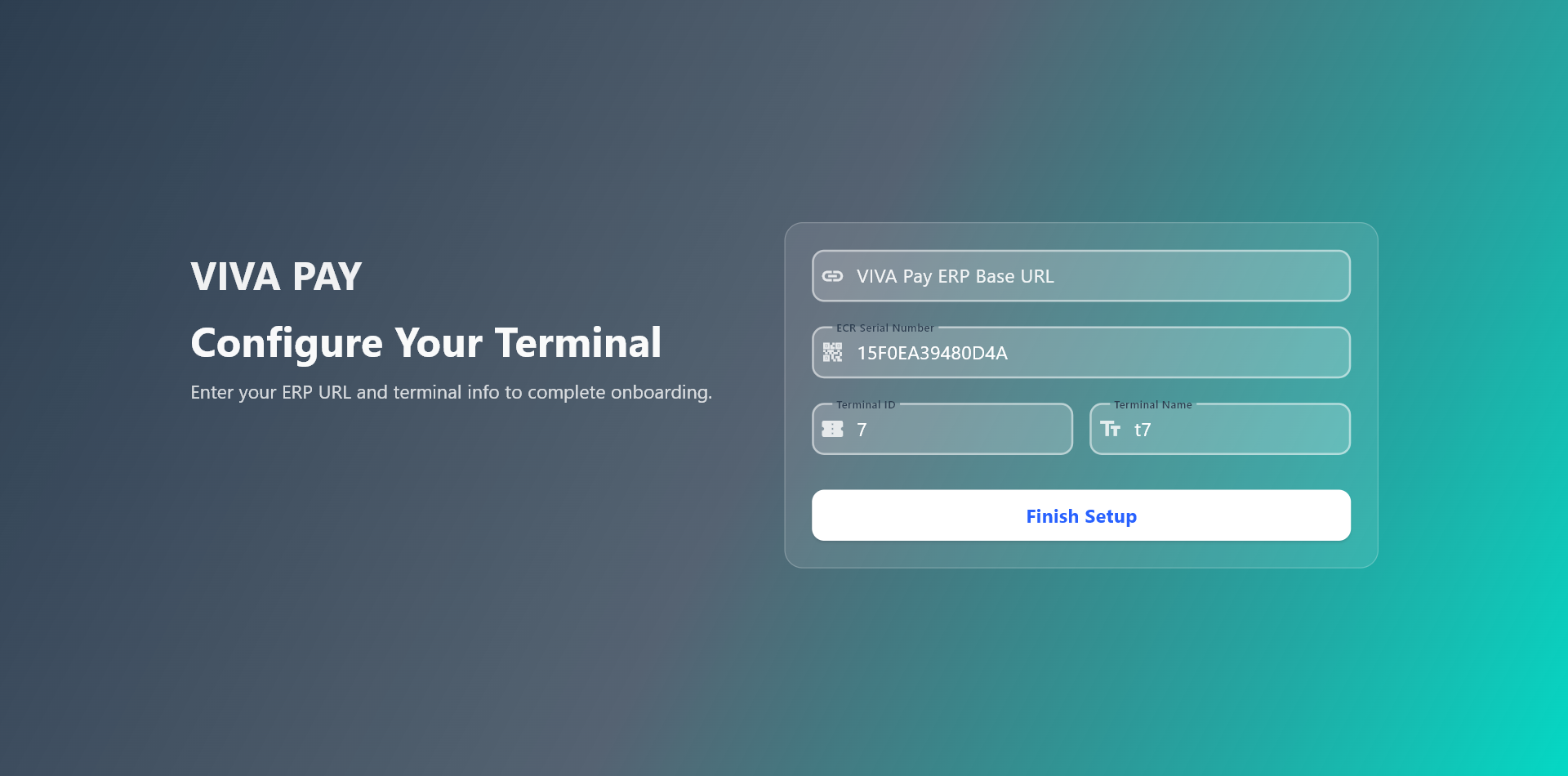 Terminal Configuration