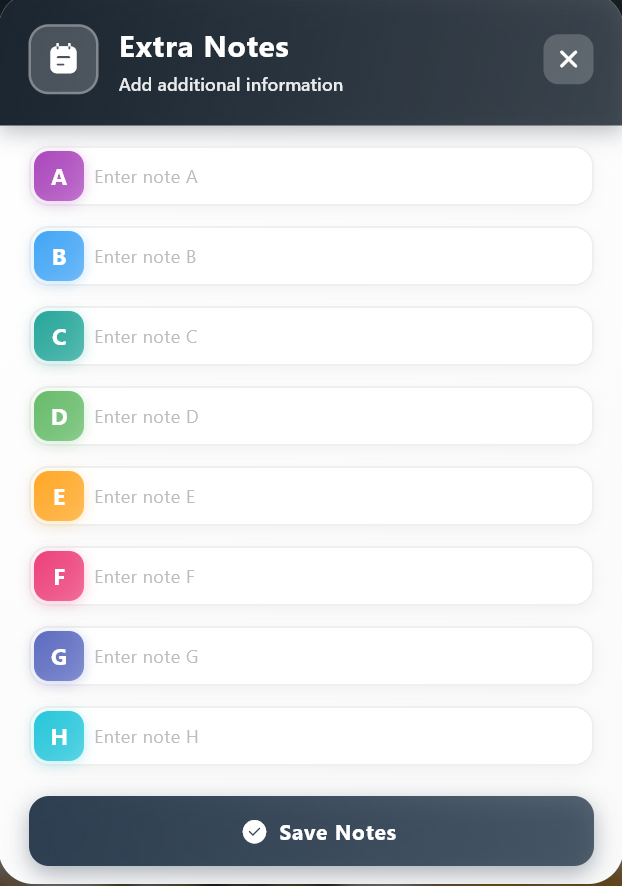 Product line notes