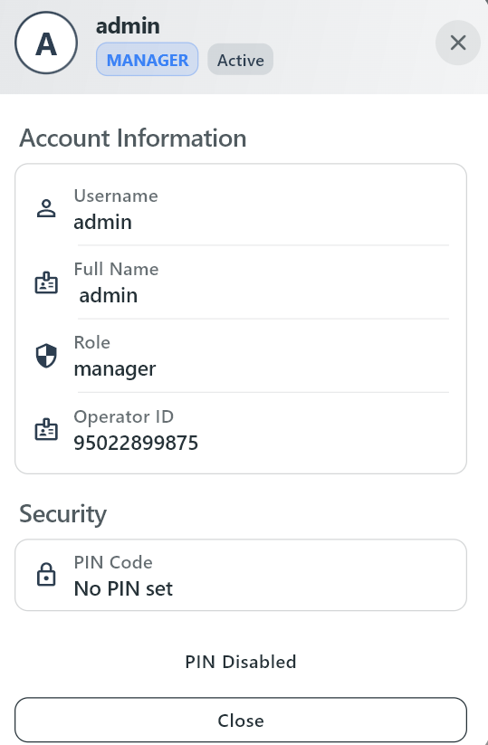 User Details